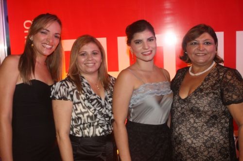 Janaina Moraes, Solange Aquino, Juliana Barboza e Edileuza Mendonça