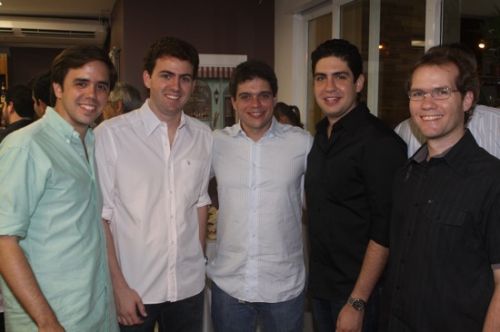 Francisco Philomeno, Roberto Oliveira, Matheus Benevides, Pedro Ari e Eduardo Benevides
