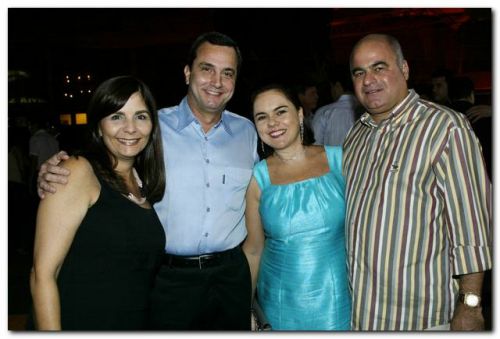 Tatiana e Klil Otoch, Denise e Luciano Cavalcante