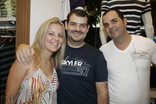 Aline Cisne, Caio Cesar e Andre Dias