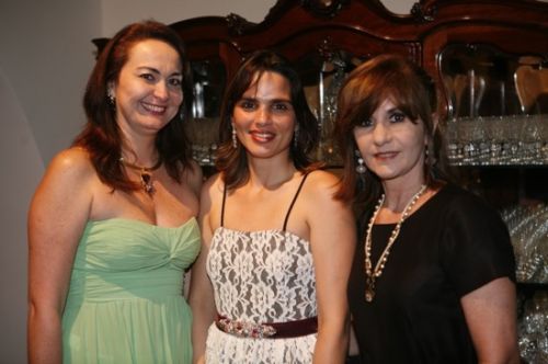 Fafa Santana, Patricia Studart e Cristina Barreira