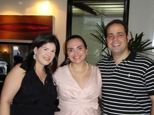 Priscila Capelo, Cláudia Pinheiro e Cipriano Capelo