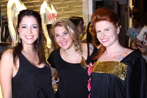 Sarah Diniz, Rafaela Pinho e Flavia Castro