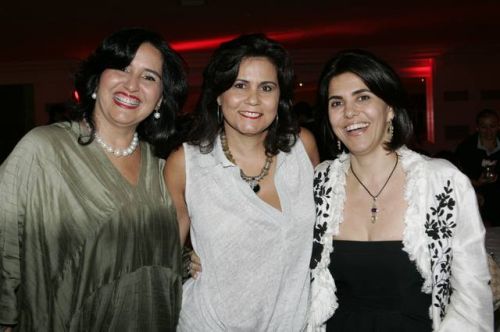 Ivana Mendonca, Marcia Cavalcante e Isabel Arns