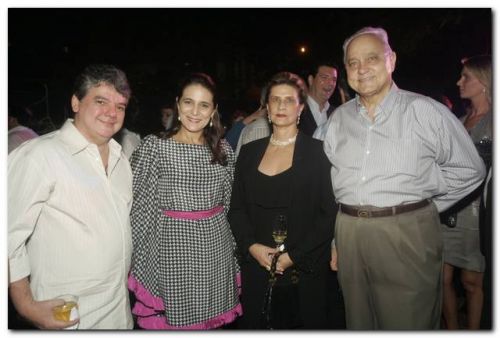 Chico Esteves, Patricia Macedo, Claudia e Nelson Otoch
