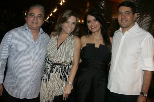 Jose Armando, Lilian Porto, Suzane Farias e Luiz Eduardo Moraes