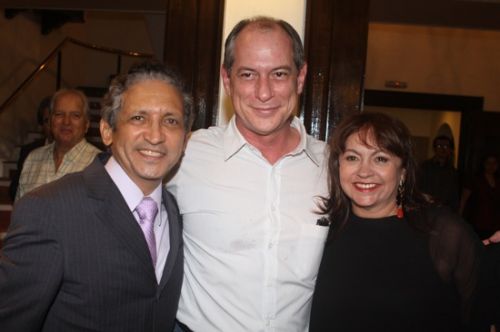 Djalma Pinto, Ciro Gomes e Carmen Pinto