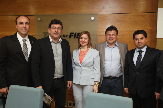 A posse de Robinson de Castro e Rafael Arcanjo