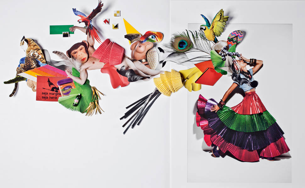 Caroline Ribeiro se transforma em Carmem Miranda