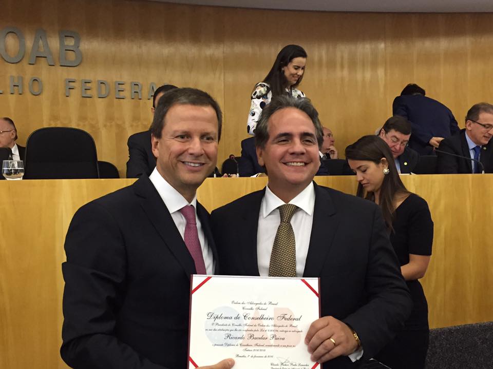 Ricardo Bacelar toma posse como conselheiro federal da OAB