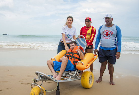 Projeto Praia Acessível celebra seu terceiro ano de atividade