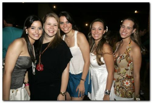 Amanda Carvalho, Livia Araujo, Aline Tavares, Marcela Argolo e Isabela Resende