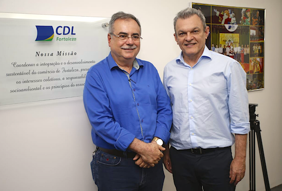 José Sarto firma parceria com a CDL de Fortaleza