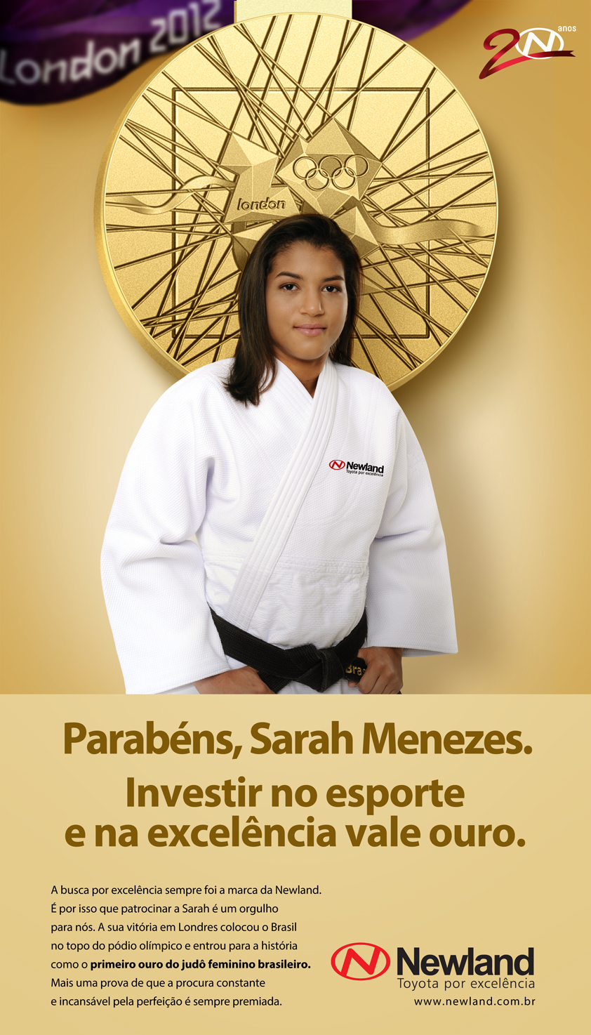 Sarah Menezes é ouro