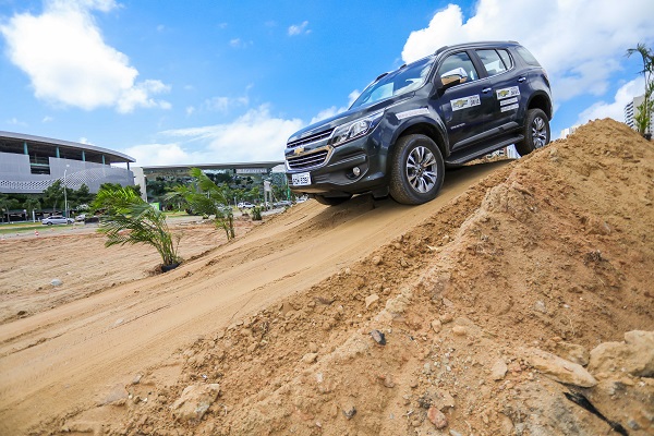 No Iguatemi, Trailblazer, da GM, mostra que encara qualquer obstáculo e está até mais econômica!