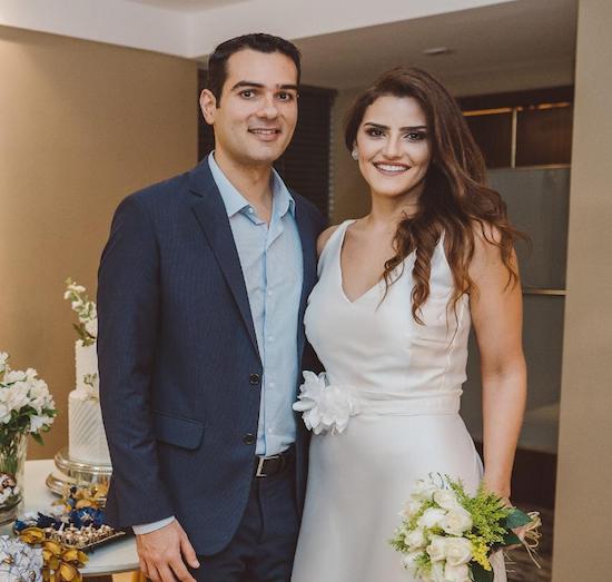 Isabele Studart e José Carlos Machado na contagem regressiva para a troca de alianças