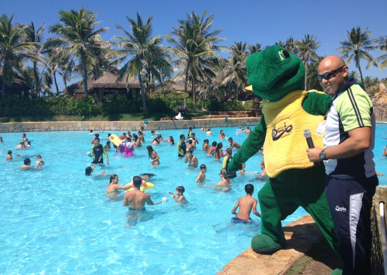 Aula de Zumba é destaque no Beach Park Resort