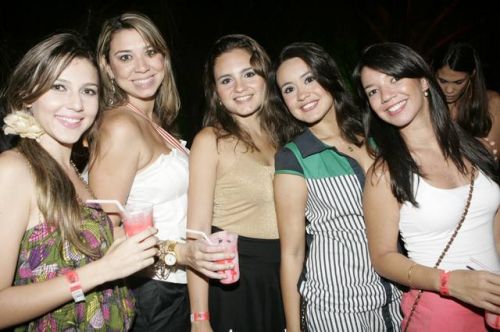 Mirella Raulino, Marcela Maia, Raquel Facanha, Maria Andrade e Gleiciane Rodrigues