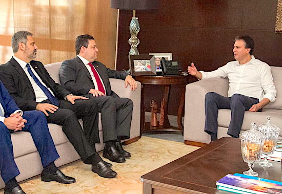 Camilo recebe presidente da OAB e destaca combate à criminalidade