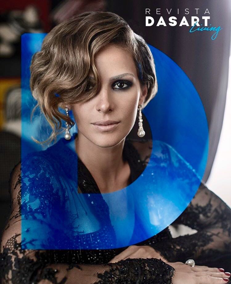 Bruna Waleska brilha na capa da revista Dasart Living