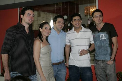 Sergio Ferreira, Livia e Tiago Andrade, Marcio Camelo e Jose Mario