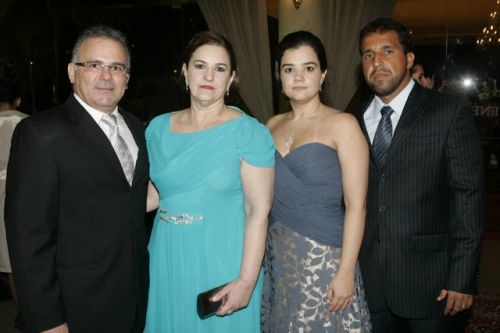 Saulo, Margarida e Erica Magalhaes e Bergson Ramos
