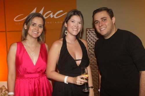Maira Cunha, Ines Gurgel e Felipe Fernandes