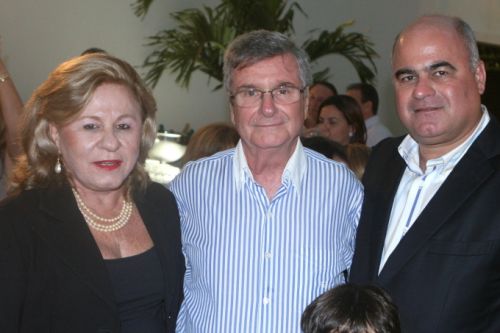 Simone e Luciano Cavalcante com Roberto Maia