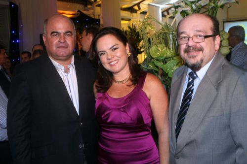 Luciano e Denise Cavalcante e Feliciano Junior 
