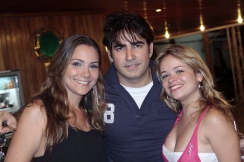 Aline Amaral, Daniel Machado e Bruna Leite