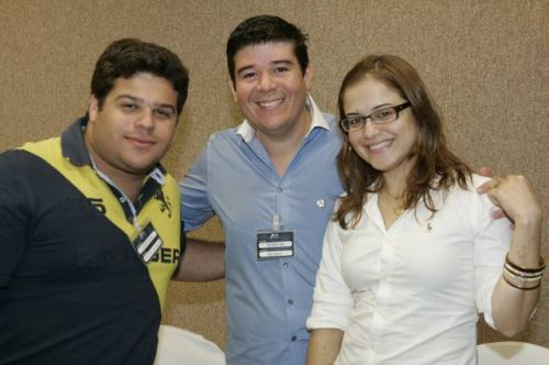 Leandro Bessa, Helrson Dias e Vivian Duarte