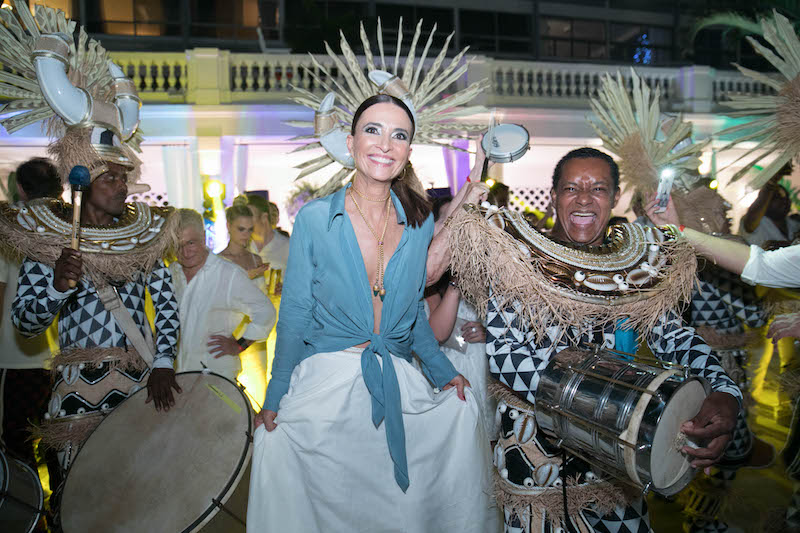 Andréa Natal pilota a festa de Réveillon do Copacabana Palace