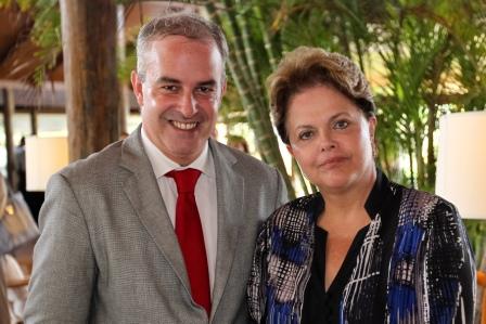Hotel Dom Pedro Laguna recebe Dilma Rousseff