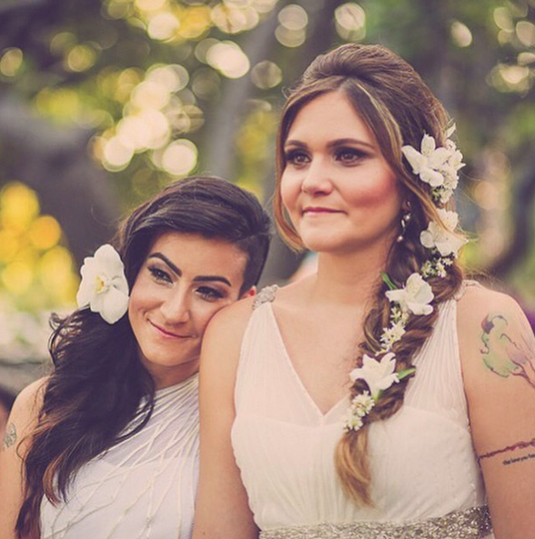 Joana Salle e Luciana Patrício oficializam união