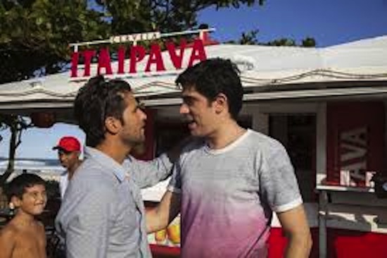 Bruno Gagliasso e Marcelo Adnet gravam comercial