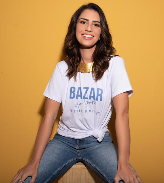 Bazar do Bem de Nicole Pinheiro vai reunir uma turma cheia de estilo