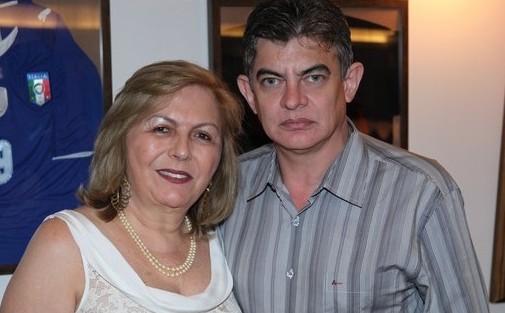 Alzeni e Humberto Moreira receberam amigos domingo