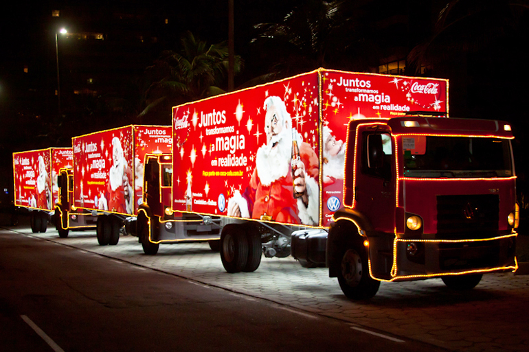 Beach Park recebe início da Caravana de Natal da Coca-Cola