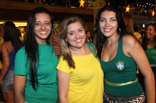 Raquel Vieira, Luciana Freitas e Denize Rodrigues