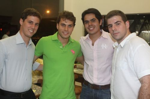 Thiago Aguiar, Felipe Nobrega, Pedro Ximenes e Guilherme Praça