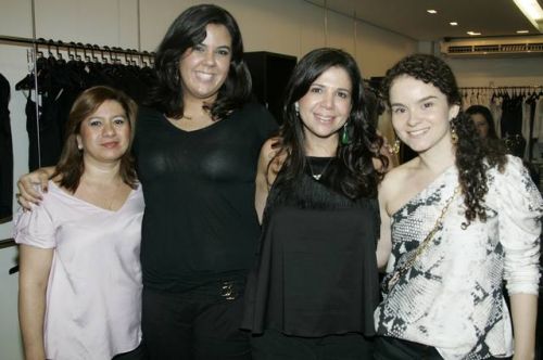 Selene Paiva, Paula Couto, Maria Lucia e Sheila de Melo