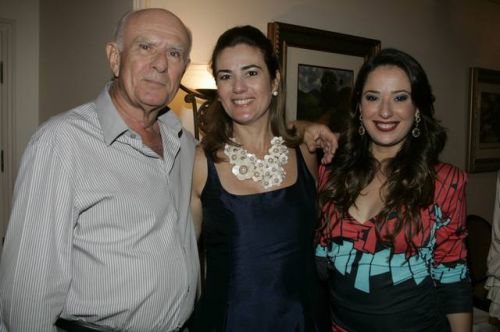 Silvio, Geovana e Silvinha de Castro