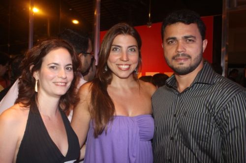 Jussara Regas, Georgeana Jereissati e Amilton Oliveira.