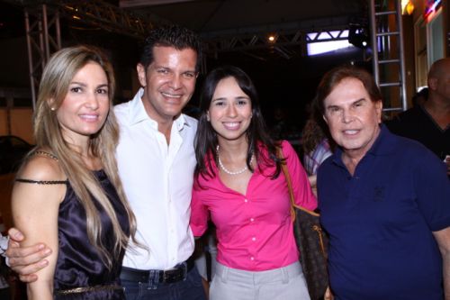 Cintia Rangel, Gustavo Serpa, Luciana Lobo e Lazaro Medeiros