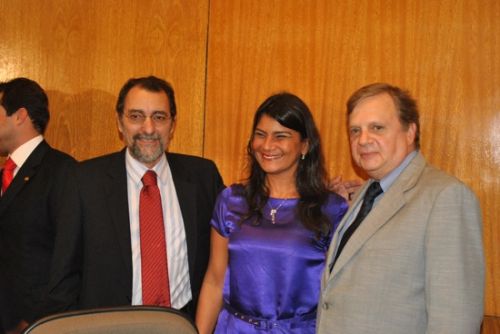 Francisco Pinheiro, Patricia Saboia e Tasso Jereissati