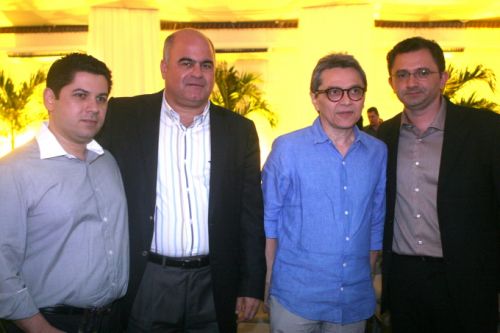 Pompeu Vasconcelos, Luciano Cavalcante, Fernado Costa e Jocelio Leal