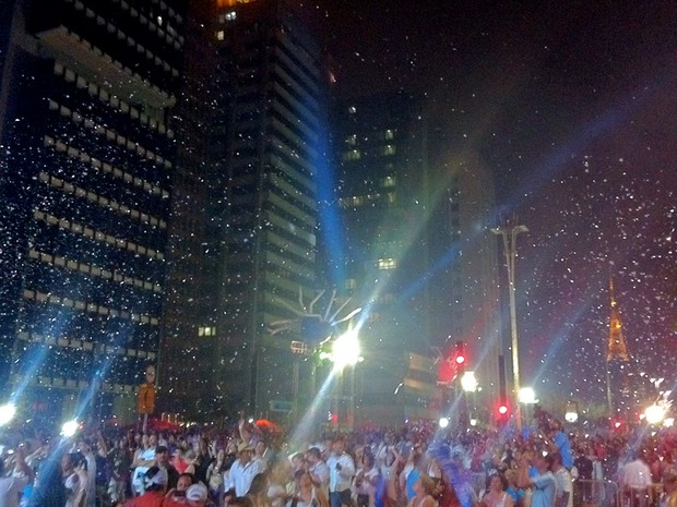 Réveillon na Paulista reúne 2 milhões de pessoas