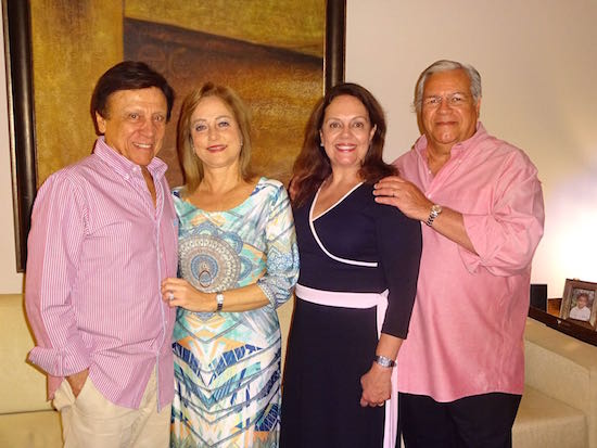 Ana Lúcia e Haroldo Azevedo recebem em Miami