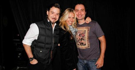 Adriane Galisteu prestigia Marco Luque