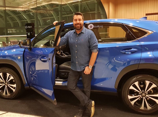 Lexus NX 300F Sport dá um brilho extra a palestra de Carlos Ferreirinha, no RioMar Shopping